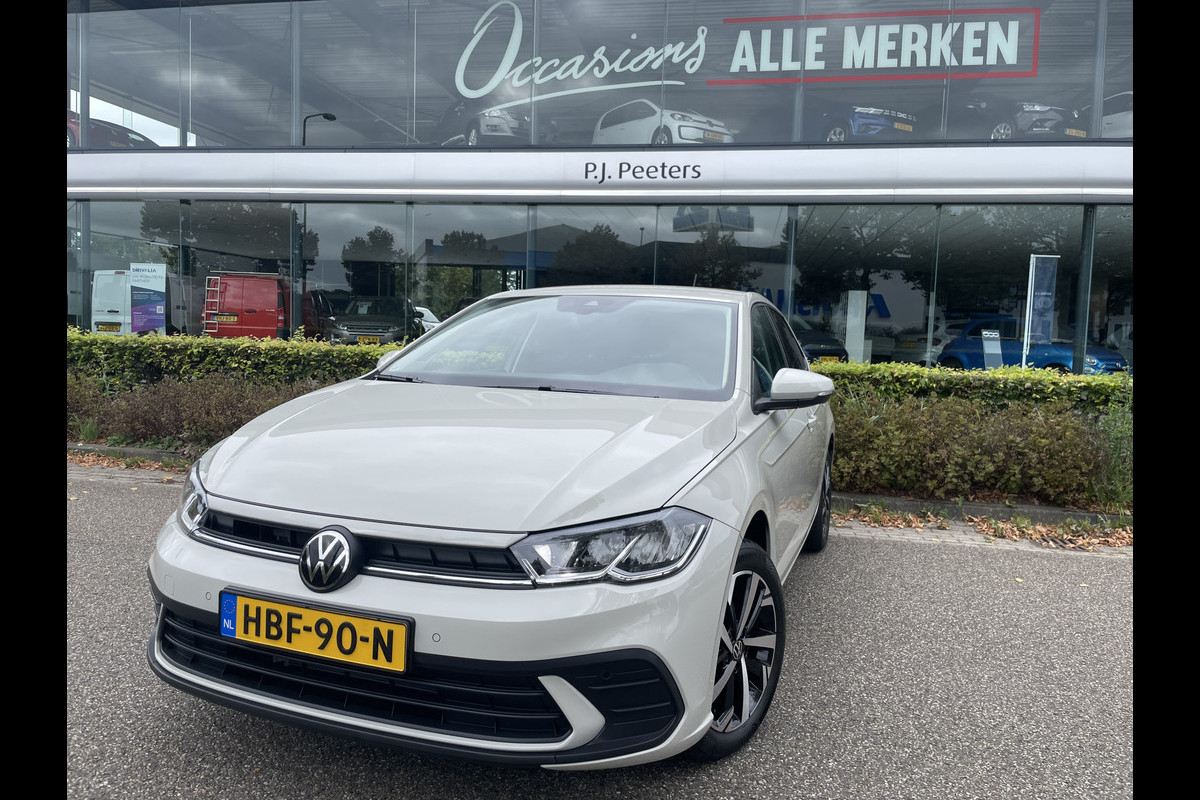 Volkswagen Polo 1.0 TSI Life Edition Airco - Achteruitrijcamera - Parkeersensoren achter - Stuur leder - Multifunctioneel stuurwiel - Cruise control - Climate control - Stoelverwarming - Apple carplay -