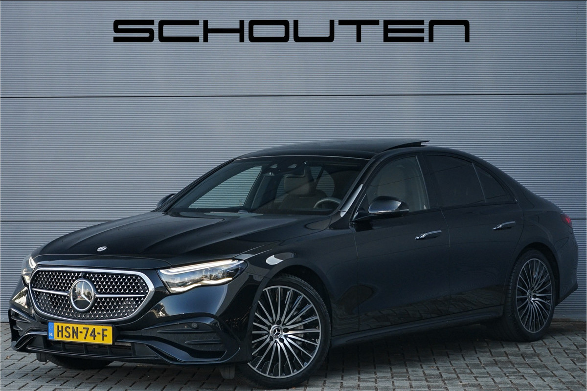 Mercedes-Benz E-Klasse E220 D 4M AMG Night Pano Luchtvering Trekhaak Fabrieksgarantie Mercedes-Benz E-Klasse E220 D 4M AMG Night Pano Luchtvering Trekhaak Fabrieksgarantie