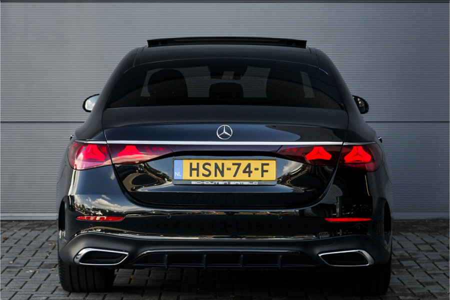 Mercedes-Benz E-Klasse E220 D 4M AMG Night Pano Luchtvering Trekhaak Fabrieksgarantie
