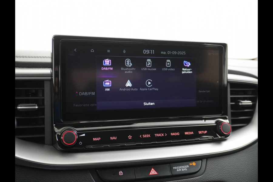 Kia Ceed Sportswagon 1.0 T-GDi 120PK Apple Carplay Android Auto Navi Ecc Camera Adap.Cruise Pdc DAB DynamicLine Spoorassistent activ Lmv 16" Connected services Bluetooth Led Regen-Lichtsensor Origineel Nederlandse Auto