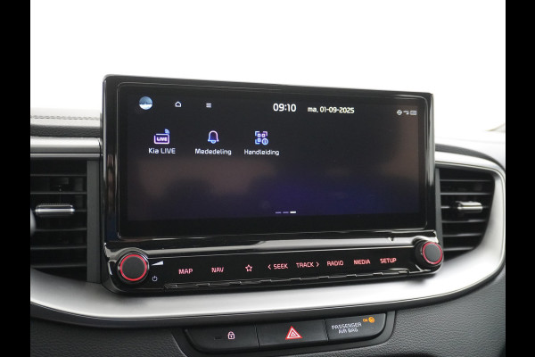 Kia Ceed Sportswagon 1.0 T-GDi 120PK Apple Carplay Android Auto Navi Ecc Camera Adap.Cruise Pdc DAB DynamicLine Spoorassistent activ Lmv 16" Connected services Bluetooth Led Regen-Lichtsensor Origineel Nederlandse Auto