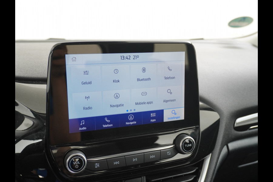 Ford Fiesta 1.0T 94PK Apple Carplay Navi PDC-a+v ConnectedAirco Cruise Control DAB EcoBoost Apps TCS Led 1e Eigenaar A-Label EURO6