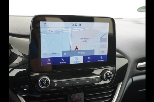 Ford Fiesta 1.0T 94PK Apple Carplay Navi PDC-a+v ConnectedAirco Cruise Control DAB EcoBoost Apps TCS Led 1e Eigenaar A-Label EURO6