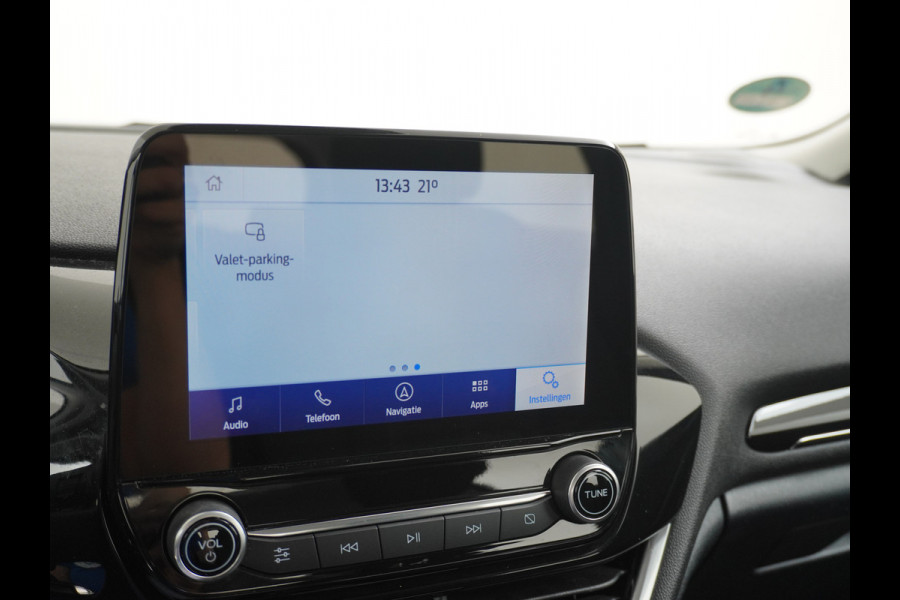Ford Fiesta 1.0T 94PK Apple Carplay Navi PDC-a+v ConnectedAirco Cruise Control DAB EcoBoost Apps TCS Led 1e Eigenaar A-Label EURO6