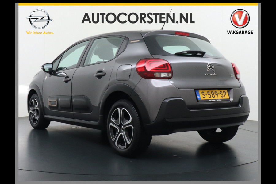 Citroën C3 1.2I 83PK Navi Ecc Apple Carplay Android Auto Cruise Control C-Series 16"lm Regensensor Spoorassistent ldws Bluetooth Pack Safety Lmv Origin. NLse auto  € 24.000 nieuw! 1e Eigenaar