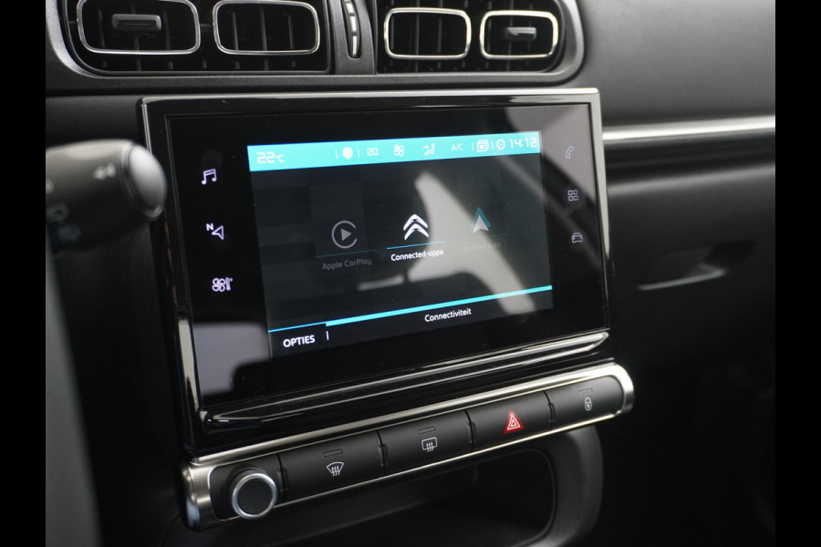 Citroën C3 1.2I 83PK Navi Ecc Apple Carplay Android Auto Cruise Control C-Series 16"lm Regensensor Spoorassistent ldws Bluetooth Pack Safety Lmv Origin. NLse auto  € 24.000 nieuw! 1e Eigenaar