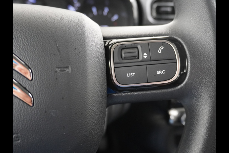 Citroën C3 1.2I 83PK Navi Ecc Apple Carplay Android Auto Cruise Control C-Series 16"lm Regensensor Spoorassistent ldws Bluetooth Pack Safety Lmv Origin. NLse auto  € 24.000 nieuw! 1e Eigenaar