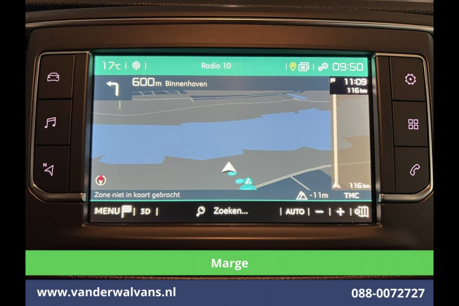 Citroën Jumpy 2.0 BlueHDI **MARGE, GEEN BTW** 123pk L3H1 Dubbele cabine Euro6 Airco | 6-Zits | 2x Zijdeur | Naviatie 2500kg trekhaak, Apple Carplay, Android Auto, Cruiscontrol, Parkeersensoren