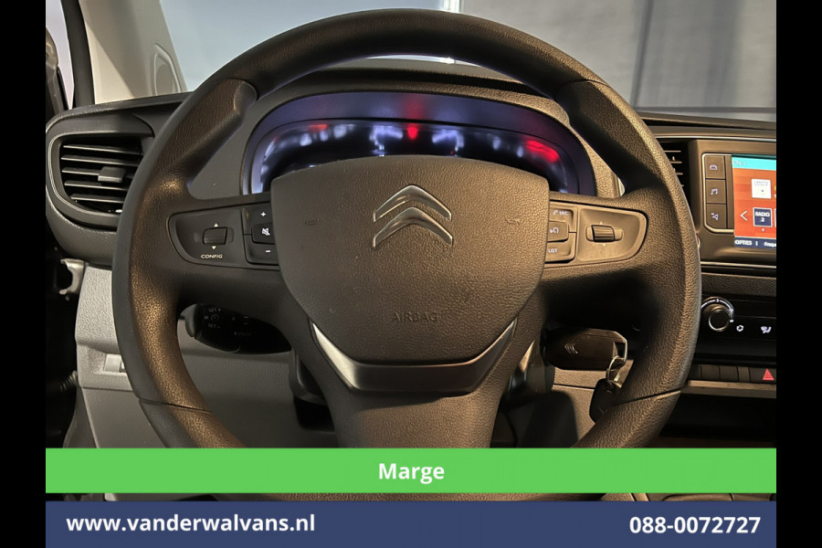 Citroën Jumpy 2.0 BlueHDI **MARGE, GEEN BTW** 123pk L3H1 Dubbele cabine Euro6 Airco | 6-Zits | 2x Zijdeur | Naviatie 2500kg trekhaak, Apple Carplay, Android Auto, Cruiscontrol, Parkeersensoren