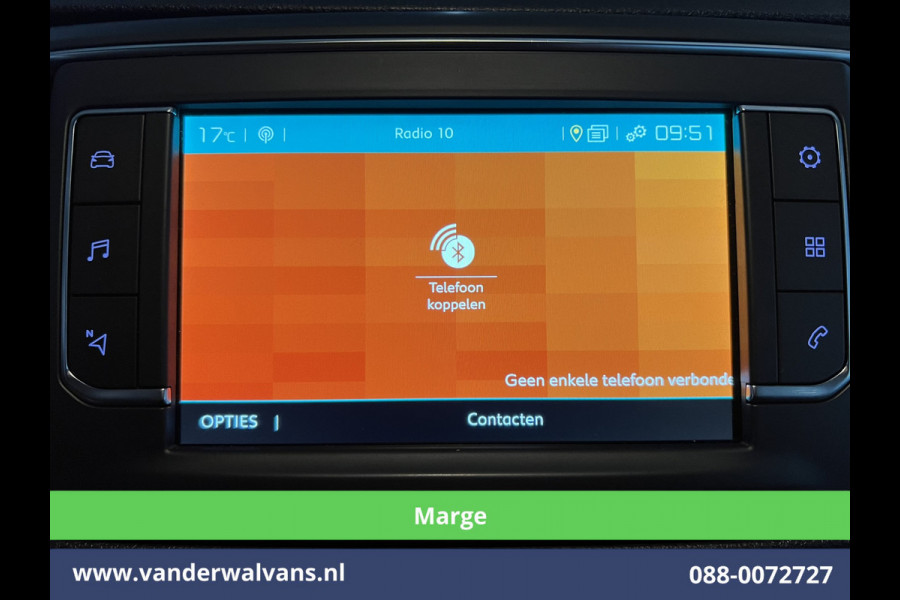 Citroën Jumpy 2.0 BlueHDI **MARGE, GEEN BTW** 123pk L3H1 Dubbele cabine Euro6 Airco | 6-Zits | 2x Zijdeur | Naviatie 2500kg trekhaak, Apple Carplay, Android Auto, Cruiscontrol, Parkeersensoren