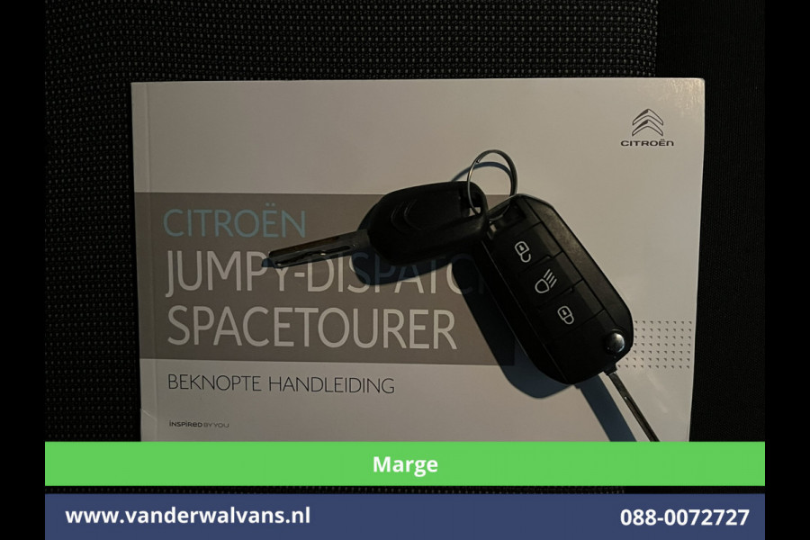 Citroën Jumpy 2.0 BlueHDI **MARGE, GEEN BTW** 123pk L3H1 Dubbele cabine Euro6 Airco | 6-Zits | 2x Zijdeur | Naviatie 2500kg trekhaak, Apple Carplay, Android Auto, Cruiscontrol, Parkeersensoren