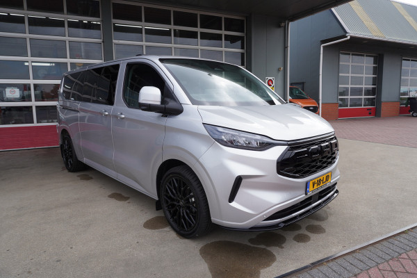Ford Transit Custom 320L 2.0 TDCI 170PK L2H1 Limited DubbelCabine Automaat Schuifdeur L/R Nr. V072 | Trekhaak | Airco | Adap.Cruise | Navi | 360 Camera DEMO