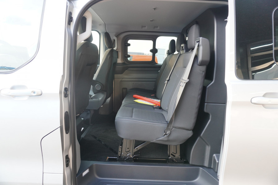 Ford Transit Custom 320L 2.0 TDCI 170PK L2H1 Limited DubbelCabine Automaat Schuifdeur L/R Nr. V072 | Trekhaak | Airco | Adap.Cruise | Navi | 360 Camera DEMO