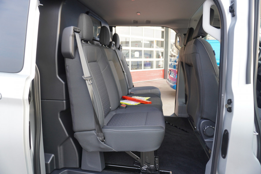 Ford Transit Custom 320L 2.0 TDCI 170PK L2H1 Limited DubbelCabine Automaat Schuifdeur L/R Nr. V072 | Trekhaak | Airco | Adap.Cruise | Navi | 360 Camera DEMO
