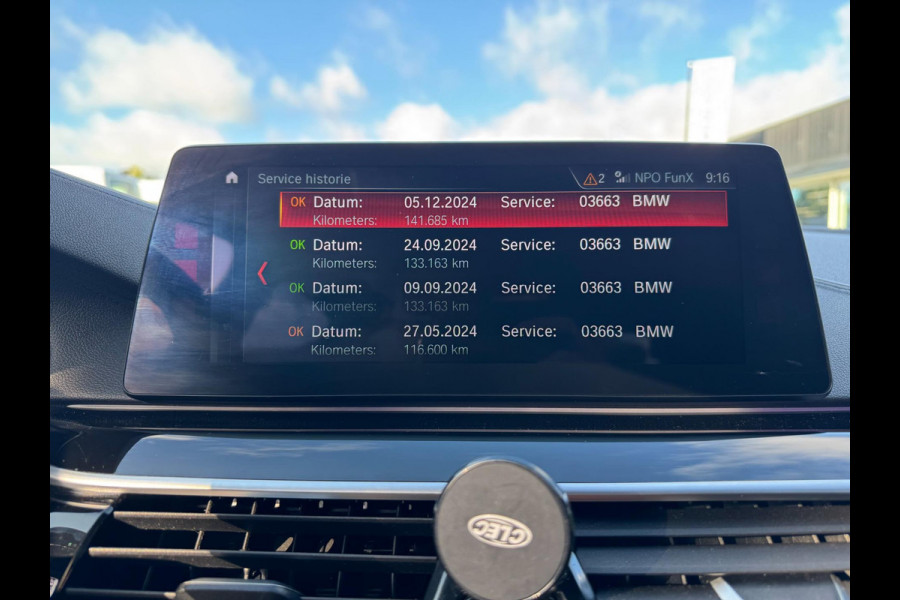 BMW 5 Serie 540i High Executive Dakje MAXTON Leder Camera Led B58