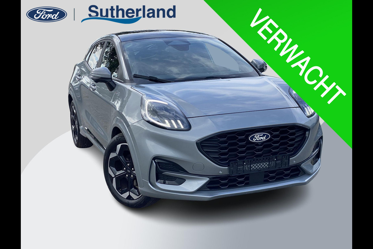 Ford Puma 1.0 EcoBoost Hybrid ST-Line X 155pk Automaat | Panoramadak | Afneembare trekhaak | Winter Pack | Adaptive cruise control | 360 graden camera | Bang&Olufsen | Elektrsiche achterklep | Matrix LED Ford Puma 1.0 EcoBoost Hybrid ST-Line X 155pk Automaat | Panoramadak | Afneembare trekhaak | Winter Pack | Adaptive cruise control | 360 graden camera | Bang&Olufsen | Elektrsiche achterklep | Matrix LED