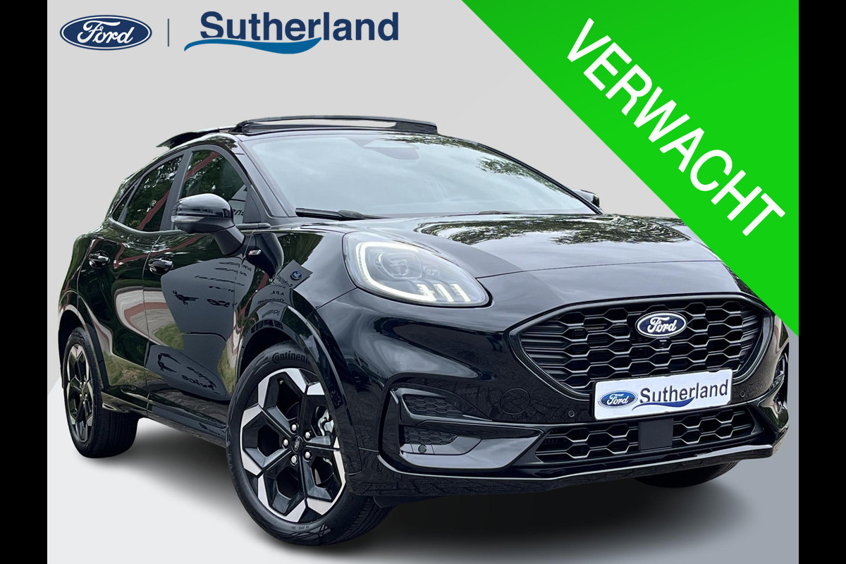 Ford Puma 1.0 EcoBoost Hybrid ST-Line X 155pk Automaat | Panoramadak | Afneembare trekhaak | Winter Pack | Adaptive cruise control | 360 graden camera | Bang&Olufsen | Elektrsiche achterklep | Matrix LED Ford Puma 1.0 EcoBoost Hybrid ST-Line X 155pk Automaat | Panoramadak | Afneembare trekhaak | Winter Pack | Adaptive cruise control | 360 graden camera | Bang&Olufsen | Elektrsiche achterklep | Matrix LED