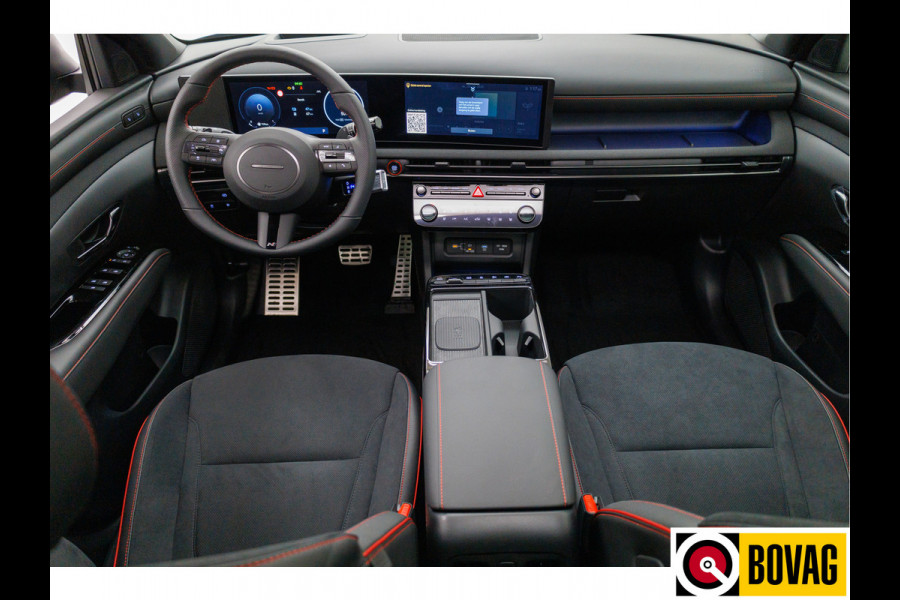 Hyundai Tucson 1.6 T-GDI PHEV N Line Sky 4WD 252 PK PHEV | Panoramadak | Leer/alcantara | HUD | 360 camera Adaptive cruise met fileassistent. Stoelverwarming/koeling, Electrische achterklep. Krell audio