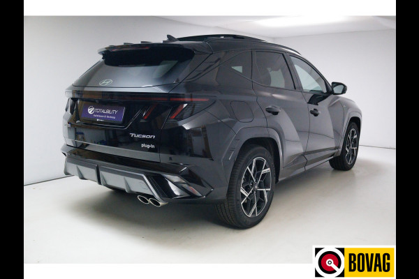 Hyundai Tucson 1.6 T-GDI PHEV N Line Sky 4WD 252 PK PHEV | Panoramadak | Leer/alcantara | HUD | 360 camera Adaptive cruise met fileassistent. Stoelverwarming/koeling, Electrische achterklep. Krell audio