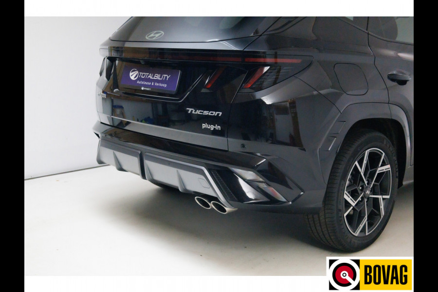 Hyundai Tucson 1.6 T-GDI PHEV N Line Sky 4WD 252 PK PHEV | Panoramadak | Leer/alcantara | HUD | 360 camera Adaptive cruise met fileassistent. Stoelverwarming/koeling, Electrische achterklep. Krell audio