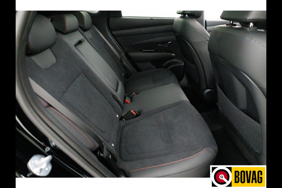 Hyundai Tucson 1.6 T-GDI PHEV N Line Sky 4WD 252 PK PHEV | Panoramadak | Leer/alcantara | HUD | 360 camera Adaptive cruise met fileassistent. Stoelverwarming/koeling, Electrische achterklep. Krell audio