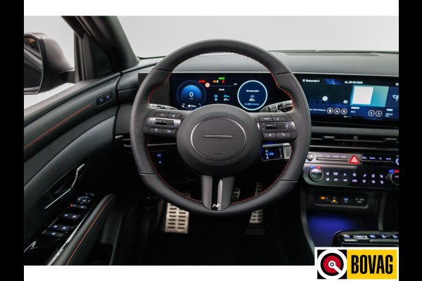 Hyundai Tucson 1.6 T-GDI PHEV N Line Sky 4WD 252 PK PHEV | Panoramadak | Leer/alcantara | HUD | 360 camera Adaptive cruise met fileassistent. Stoelverwarming/koeling, Electrische achterklep. Krell audio