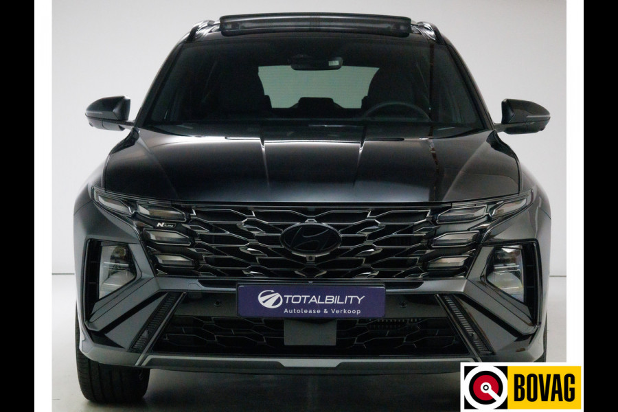 Hyundai Tucson 1.6 T-GDI PHEV N Line Sky 4WD 252 PK PHEV | Panoramadak | Leer/alcantara | HUD | 360 camera Adaptive cruise met fileassistent. Stoelverwarming/koeling, Electrische achterklep. Krell audio