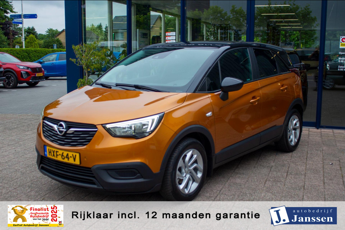Opel Crossland X 1.2 Selection | Prijs rijklaar incl. 12 mnd garantie | Carplay PDC Bluetooth LMV Airco Stoel en stuur verwarming
