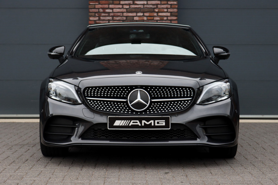 Mercedes-Benz C-Klasse Cabrio 220 d AMG Line | Airscarf | Burmester | Surround Camera | Leder | Keyless Go | Leder | Stoelverwarming | Dodehoekassistent | Apple Carplay/Android Auto |