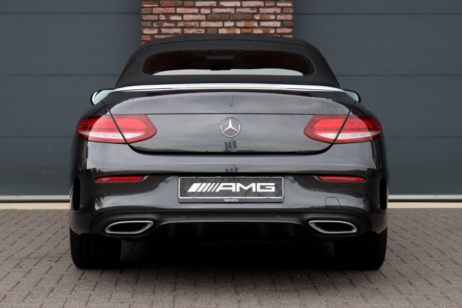 Mercedes-Benz C-Klasse Cabrio 220 d AMG Line | Airscarf | Burmester | Surround Camera | Leder | Keyless Go | Leder | Stoelverwarming | Dodehoekassistent | Apple Carplay/Android Auto |