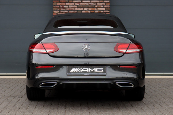 Mercedes-Benz C-Klasse Cabrio 220 d AMG Line | Airscarf | Burmester | Surround Camera | Leder | Keyless Go | Leder | Stoelverwarming | Dodehoekassistent | Apple Carplay/Android Auto |