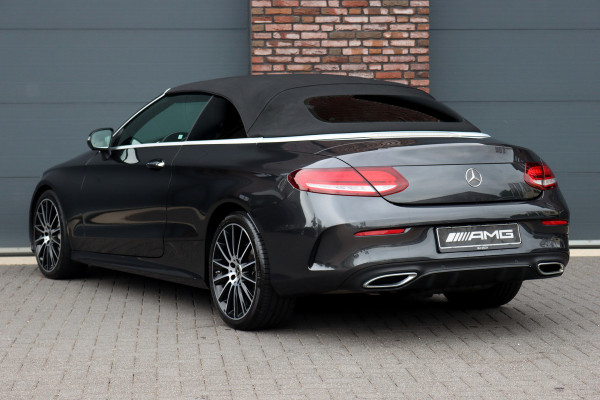 Mercedes-Benz C-Klasse Cabrio 220 d AMG Line | Airscarf | Burmester | Surround Camera | Leder | Keyless Go | Leder | Stoelverwarming | Dodehoekassistent | Apple Carplay/Android Auto |