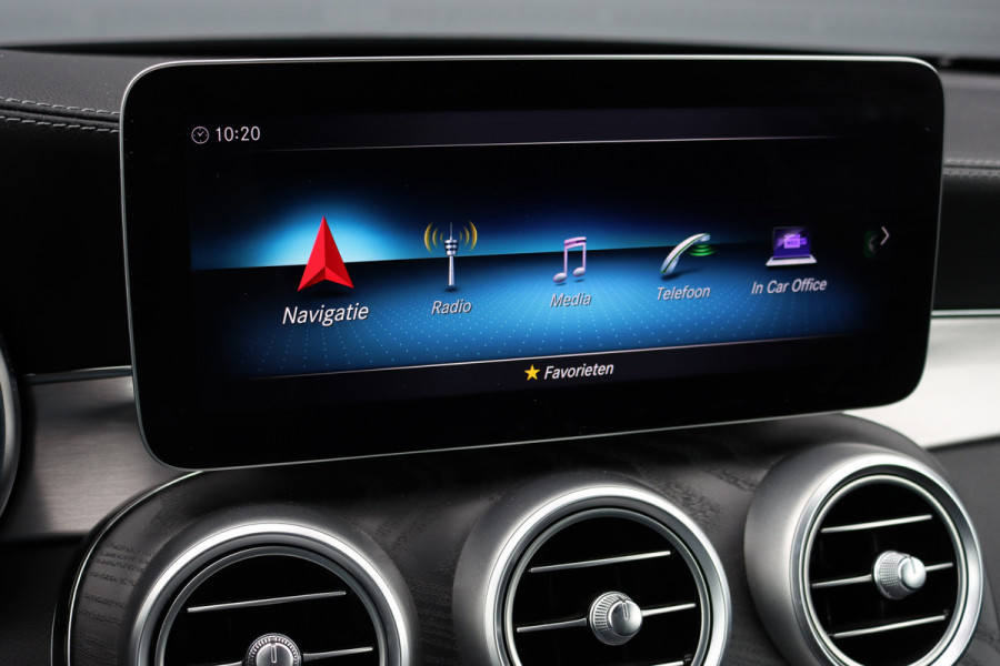 Mercedes-Benz C-Klasse Cabrio 220 d AMG Line | Airscarf | Burmester | Surround Camera | Leder | Keyless Go | Leder | Stoelverwarming | Dodehoekassistent | Apple Carplay/Android Auto |