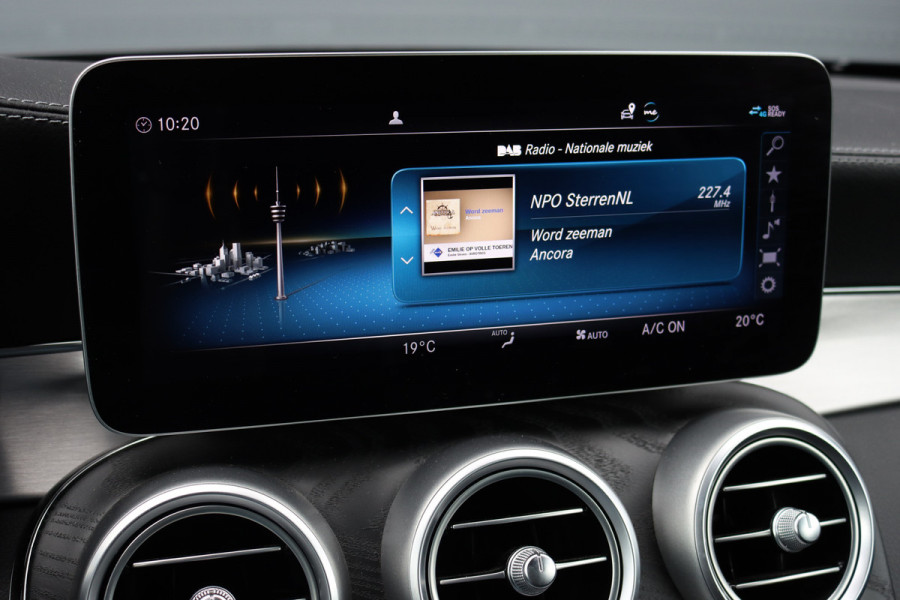 Mercedes-Benz C-Klasse Cabrio 220 d AMG Line | Airscarf | Burmester | Surround Camera | Leder | Keyless Go | Leder | Stoelverwarming | Dodehoekassistent | Apple Carplay/Android Auto |