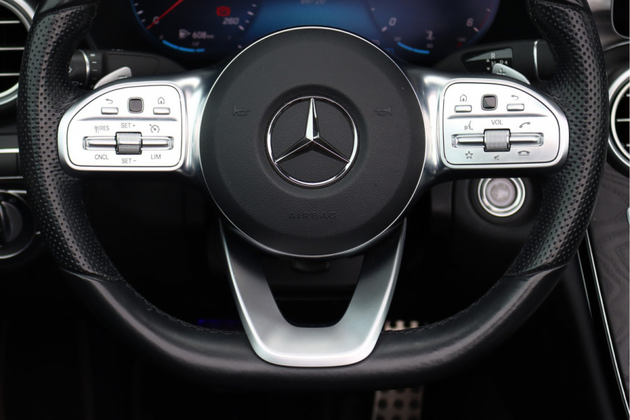 Mercedes-Benz C-Klasse Cabrio 220 d AMG Line | Airscarf | Burmester | Surround Camera | Leder | Keyless Go | Leder | Stoelverwarming | Dodehoekassistent | Apple Carplay/Android Auto |