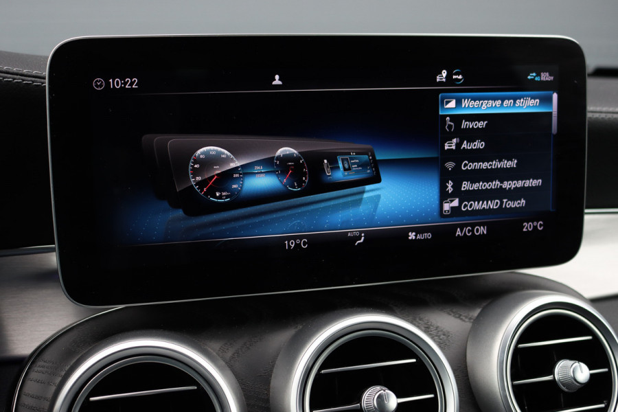 Mercedes-Benz C-Klasse Cabrio 220 d AMG Line | Airscarf | Burmester | Surround Camera | Leder | Keyless Go | Leder | Stoelverwarming | Dodehoekassistent | Apple Carplay/Android Auto |