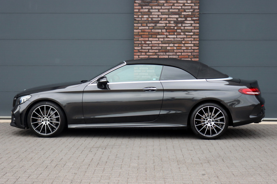 Mercedes-Benz C-Klasse Cabrio 220 d AMG Line | Airscarf | Burmester | Surround Camera | Leder | Keyless Go | Leder | Stoelverwarming | Dodehoekassistent | Apple Carplay/Android Auto |