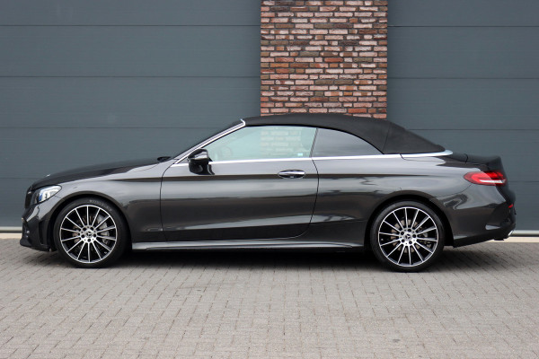 Mercedes-Benz C-Klasse Cabrio 220 d AMG Line | Airscarf | Burmester | Surround Camera | Leder | Keyless Go | Leder | Stoelverwarming | Dodehoekassistent | Apple Carplay/Android Auto |
