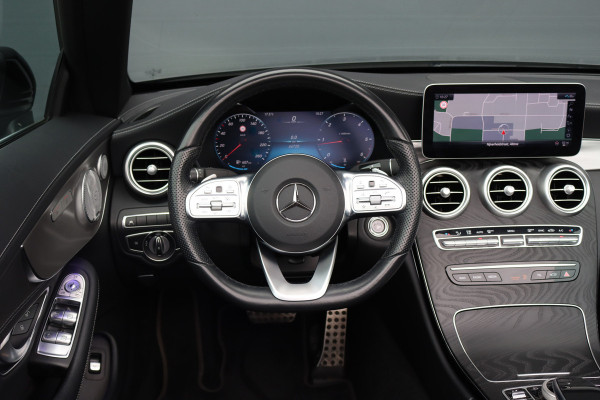 Mercedes-Benz C-Klasse Cabrio 220 d AMG Line | Airscarf | Burmester | Surround Camera | Leder | Keyless Go | Leder | Stoelverwarming | Dodehoekassistent | Apple Carplay/Android Auto |