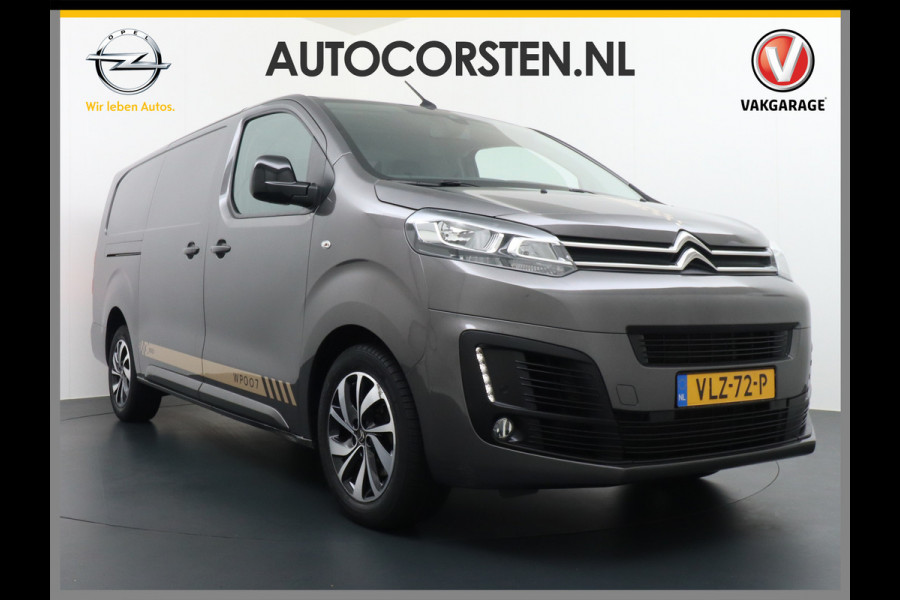 Citroën Jumpy XL 2.0HDI 145pk L3 3Pers.Navi Apple Carplay Android Auto Financial Lease €301,- p/mnd Airco 2xSchuifdeur Pdc Cruise DAB+ Bordher Citroen Connect Regen/Lichtsensor Dodehoeksensor SpoorAssist Voorruit+Wisserverwarmd 1e Eigenaar Euro 6 370Nm koppel nieuwprijs 51.000 euro inc bpm