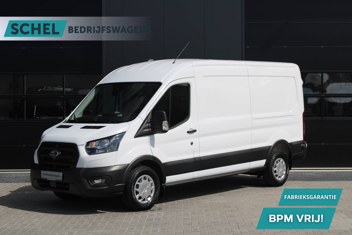 Ford Transit 350 2.0 TDCI L3H2 Trend 130pk - Cruise Control - DAB radio - Verwarmde Vooruit - Parkeersensoren - Rijklaar Ford Transit 350 2.0 TDCI L3H2 Trend 130pk - Cruise Control - DAB radio - Verwarmde Vooruit - Parkeersensoren - Rijklaar