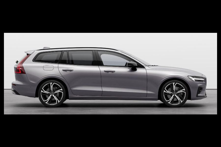 Volvo V60 T6 350PK Automaat Plug-in hybrid AWD Ultra Dark / Panoramadak / Napa leder / Open grid textiel / Extra getint glas / 19 5-Triple spaaks velgen / Harman Kardon