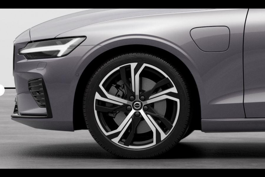 Volvo V60 T6 350PK Automaat Plug-in hybrid AWD Ultra Dark / Panoramadak / Napa leder / Open grid textiel / Extra getint glas / 19 5-Triple spaaks velgen / Harman Kardon