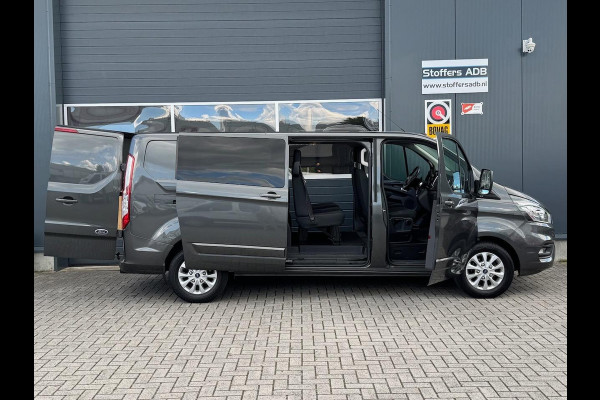 Ford Transit Custom 2.0 TDCI 131pk L2H1 Limited DC | D-RIEM NIEUW! | 2x SCHUIF | Navi | Camera | Raptor | CarPlay | Trekhaak | 5-p