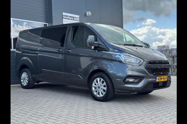 Ford Transit Custom 2.0 TDCI 131pk L2H1 Limited DC | D-RIEM NIEUW! | 2x SCHUIF | Navi | Camera | Raptor | CarPlay | Trekhaak | 5-p