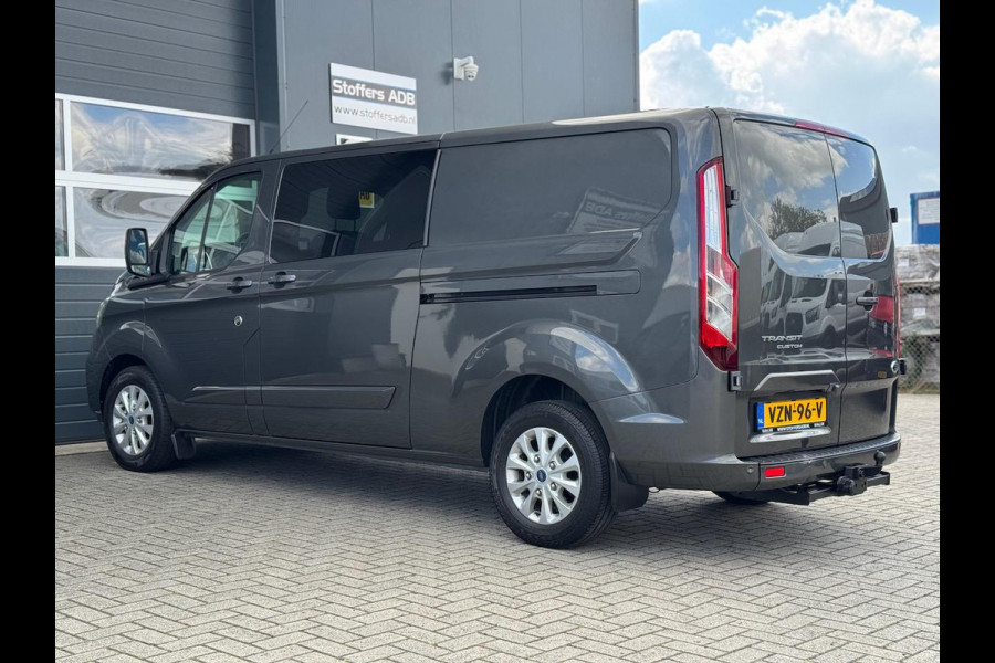 Ford Transit Custom 2.0 TDCI 131pk L2H1 Limited DC | D-RIEM NIEUW! | 2x SCHUIF | Navi | Camera | Raptor | CarPlay | Trekhaak | 5-p