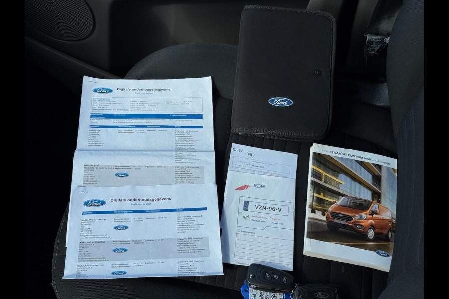 Ford Transit Custom 2.0 TDCI 131pk L2H1 Limited DC | D-RIEM NIEUW! | 2x SCHUIF | Navi | Camera | Raptor | CarPlay | Trekhaak | 5-p