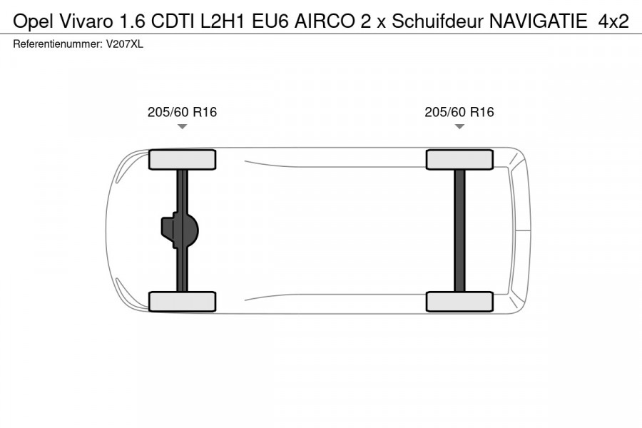 Opel Vivaro 1.6 CDTI L2H1 EU6 AIRCO 2 x Schuifdeur NAVIGATIE