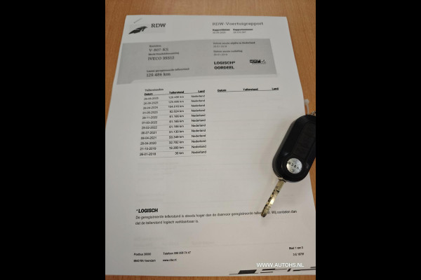 Iveco Daily 35S12V 2.3 L2 H2 Post NL Uitvoering , Euro 6 motor.