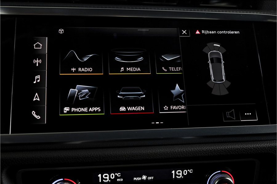 Audi Q3 45 TFSI e S edition S-line - Automaat | Dig. Cockpit | Adapt. Cruise | PDC | NAV + App. Connect | ECC | DAB | Elek. Klep | Elek. Trekhaak | LM 20" |